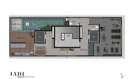 Apartamento com 1 quarto à venda na Rua Curitiba, Lourdes, Belo Horizonte