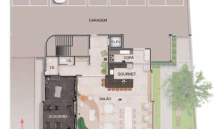 Apartamento Garden à venda no Marina Residence com 3 quartos e 85m²