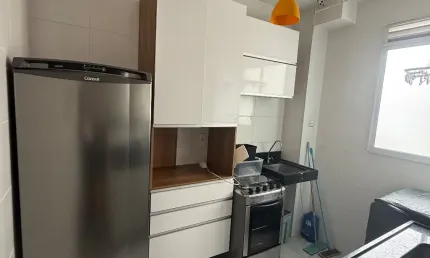 Apartamento para locação semi mobiliado próximo ao hotel fazenda mt