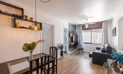 Apartamento térreo com 1 dormitório no Bairro Vila Ipiranga/Jardim Europa