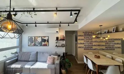 Apartamento mobiliado com 2 dormitórios 1 suíte e 1 vaga no Cristo Redentor