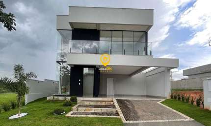 ALUGA - Casa nova com 3 suítes no Condomínio Terras Alpha em Senador Canedo/GO