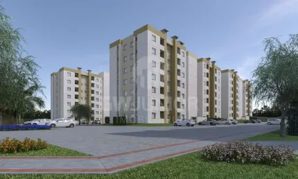 Apartamento com 2 quartos à venda na Rua Dona Francisca, 12538, Pirabeiraba, Joinville por R$ 357.837