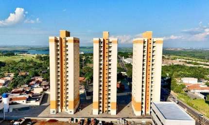 Apartamento com 2 dormitórios para alugar, 59 m² por R$ 1.400/mês - Balneário Salto Grande - Americ