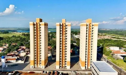 Apartamento com 2 dormitórios para alugar, 59 m² por R$ 1.400/mês - Balneário Salto Grande - Americ