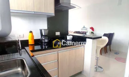 Apartamento com 2 dormitórios, sendo 1 suíte,  à venda, 88 m² por R$ 330.000 - Parque Universitário - Americana/SP