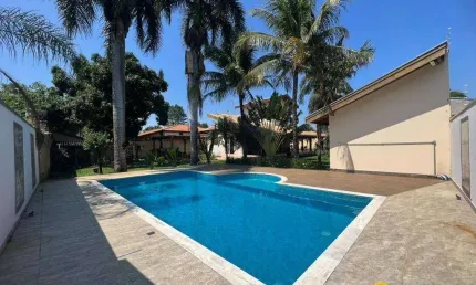 Chácara com 3 dormitórios para alugar, 1120 m² por R$ 6.500/mês - Recanto Jatobá - Americana/SP