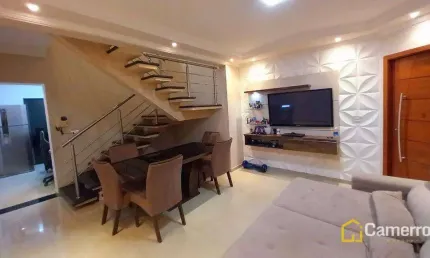 Casa com 2 dormitórios, sendo 1 suíte,  à venda, 153 m² por R$ 580.000 - Vila Pântano II - Santa Bárbara D'Oeste/SP
