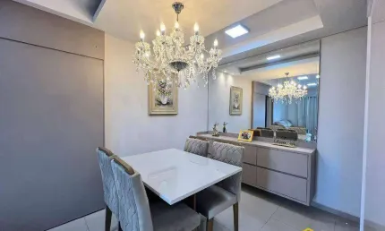 Apartamento com 2 dormitórios, sendo 1 suíte,  à venda, 70 m² por R$ 450.000 - Jardim Turmalinas - Santa Bárbara D'Oeste/SP