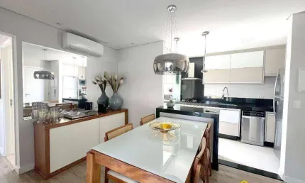 Apartamento com 3 dormitórios para alugar, 90 m² por R$ 3.300/mês - Jardim Ipiranga - Americana/SP