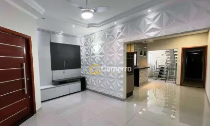 Casa com 3 dormitórios para alugar, 120 m² por r$ 3.500,00/mês - jardim são camilo - santa bárbara d'oeste/sp