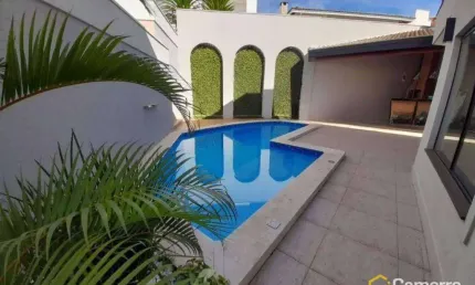 Casa com 3 dormitórios para alugar, 319 m² por R$ 7.500/mês - Chácara Letônia - Americana/SP