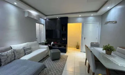 Apartamento com 2 dormitórios, sendo 1 suíte,  à venda, 83 m² por R$ 385.000 - Jardim Terramérica II - Americana/SP
