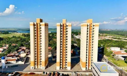 Apartamento com 2 dormitórios para alugar, 59 m² por R$ 1.350/mês - Balneário Salto Grande - Americana/SP