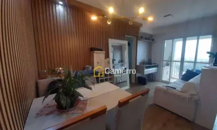 Apartamento com 2 dormitórios para alugar, 53 m² por r$ 2.405,00/mês - catharina zanaga - americana/sp