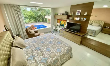 Vendo casa em condomínio fechado de 547m² com 5 suítes - Aldebaran Ômega