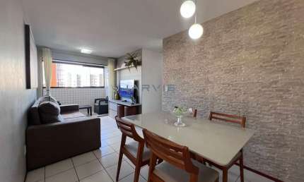 Apartamento 3/4, semi-mobiliado no bairro do Poço - R$ 560.000,00