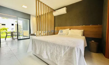 Studio Mobiliado- Porto de Pedras - AL, localizado a 800m da Praia do Patacho -
