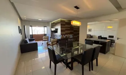 Vendo apto mobiliado com 3 suítes na abdon arroxelas