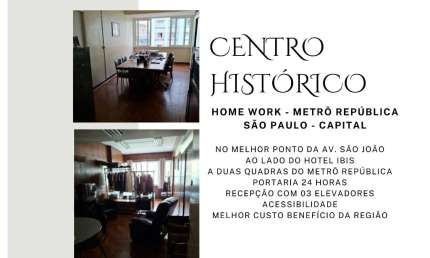 Kitnet / Stúdio para alugar na Avenida São João, 1086, República, São Paulo