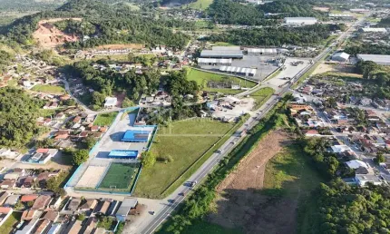 Terreno comercial à venda na Rua Rod. Olívio Nóbrega 1667, Água Branca, São Francisco do Sul