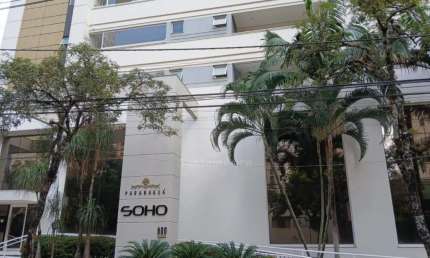 Apartamento mobiliado para alugar no Edifício Soho Paranaguá com 1 suíte - Região Central