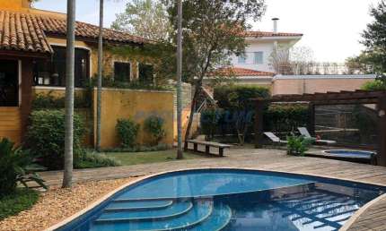 Casa em condomínio fechado com 4 quartos à venda na Rua das Abélias, 1, Alphaville Dom Pedro, Campinas, 458 m2 por R$ 4.950.000