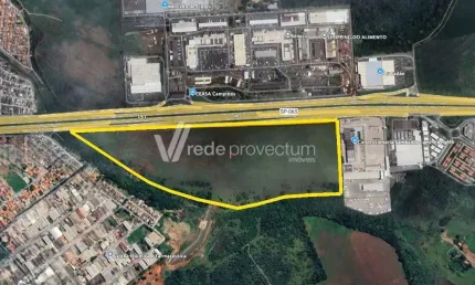 Terreno comercial à venda na Rodovia Dom Pedro I, Km 141, Jardim Santa Genebra, Campinas