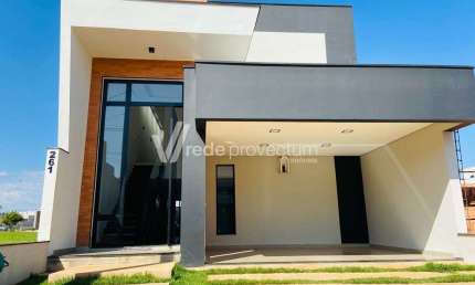 Casa em condomínio fechado com 3 quartos à venda na Avenida Luiz Greco, 600, Vila Monte Alegre, Paulínia, 212 m2 por R$ 1.130.000