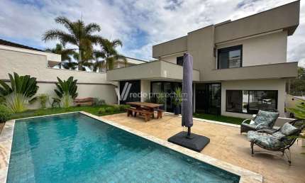 Casa em condomínio fechado com 4 quartos à venda na Avenida Presidente Juscelino Kubitschek de Oliveira, 901, Jardim Flamboyant, Paulínia, 382 m2 por R$ 3.200.000