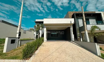 Casa em condomínio fechado com 3 quartos à venda na Avenida Luiz Greco, 600, Vila Monte Alegre, Paulínia, 137 m2 por R$ 1.080.000