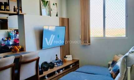 Apartamento com 2 quartos à venda na Avenida Antonio Baptista Piva, 1662, Jardim Flamboyant, Paulínia, 47 m2 por R$ 375.000