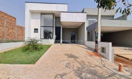 Casa em condomínio fechado com 3 quartos à venda na Avenida Luiz Greco, 600, Vila Monte Alegre, Paulínia, 120 m2 por R$ 1.060.000