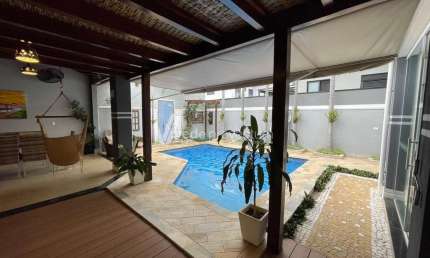 Casa em condomínio fechado com 3 quartos à venda na Rua Líbero Badaró, 19, Jardim Santa Rita de Cássia, Hortolândia, 330 m2 por R$ 1.840.000