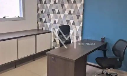 Sala comercial à venda 32m² com mobília - cea by helbor - jardim aquárius
