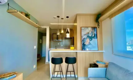 Apartamento Mobiliado 1 quarto - Aparecida - Santos - SP