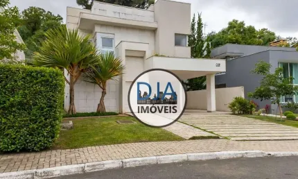 Casa de alto padrão mobiliada com 4 suítes, 393m² R$4.400.000-Pineville-Pinhais/PR