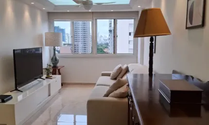 Aluga-se apartamento mobiliado 92m2  - brooklin - rua princesa isabel