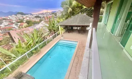 Casa à venda em Rio de Janeiro, Jacarepaguá, com 4 suítes, com 650 m², Eldorado