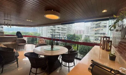 Apartamento à venda em rio de janeiro, barra da tijuca, com 3 suítes, com 125 m²