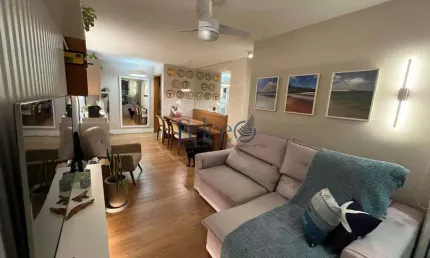 Apartamento à venda em rio de janeiro, barra da tijuca, com 2 quartos, com 90 m², via cancun