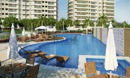 Lindo Apartamento na Barra da Tijuca - 85m²  2 Suítes  Varanda Gourmet  Vista para a Pedra da Gávea  no Alphagreen Residence Club