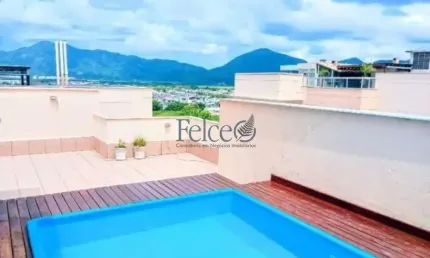 Cobertura com 155 m² 3 quartos sendo uma suíte condomínio saint vivant