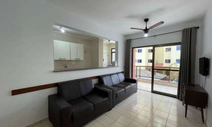 Apartamento com 02 dormitórios sendo 01 suíte na Praia grande em Ubatuba.
