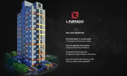 Apartamento com 2 quartos à venda na RUA DR RUBINO DE OLIVEIRA, 730, Vila Carvalho, Sorocaba, 49 m2 por R$ 215.000