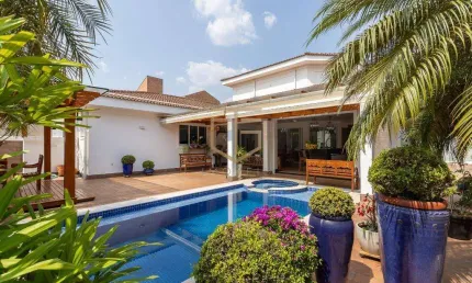 Casa à venda em Campinas, Loteamento Alphaville Campinas, com 4 suítes, com 600 m²