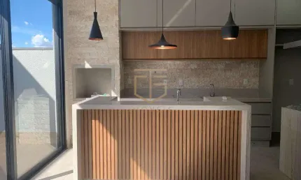 Casa à venda em Paulínia, Parque Brasil 500, com 3 suítes, com 212.86 m², Santorini Residencial Club