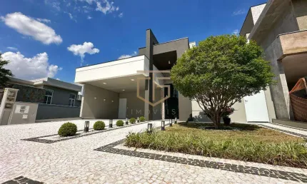 Casa à venda em Paulínia, Jardim América, com 3 suítes, com 228.62 m², Condomínio Villa Bella Siena