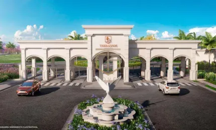 Terreno à venda em Paulínia, Parque Brasil 500, com 200 m², Terrassos Residencial