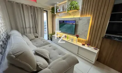 3 quartos no último andar com vista livre e totalmente planejado no fontano residencial na barra olímpica